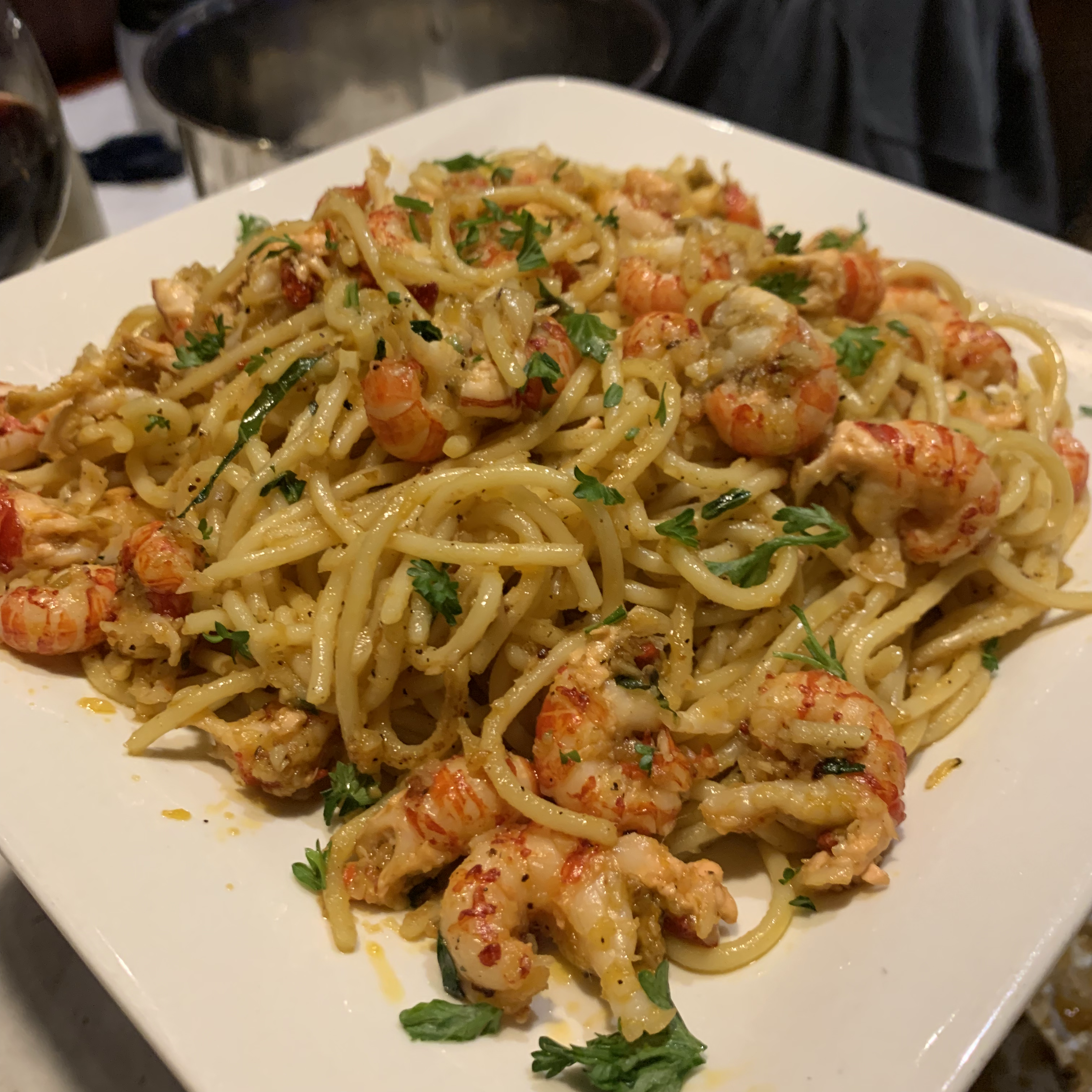 Crawfish Garlic Noodle