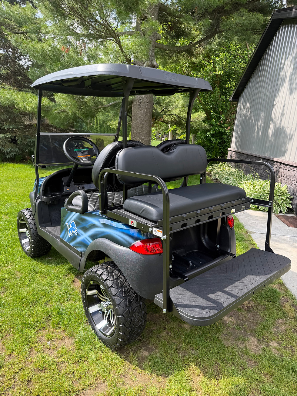 Thumbnail: 2023 Custom Lions Electric Lifted Club Car Tempo