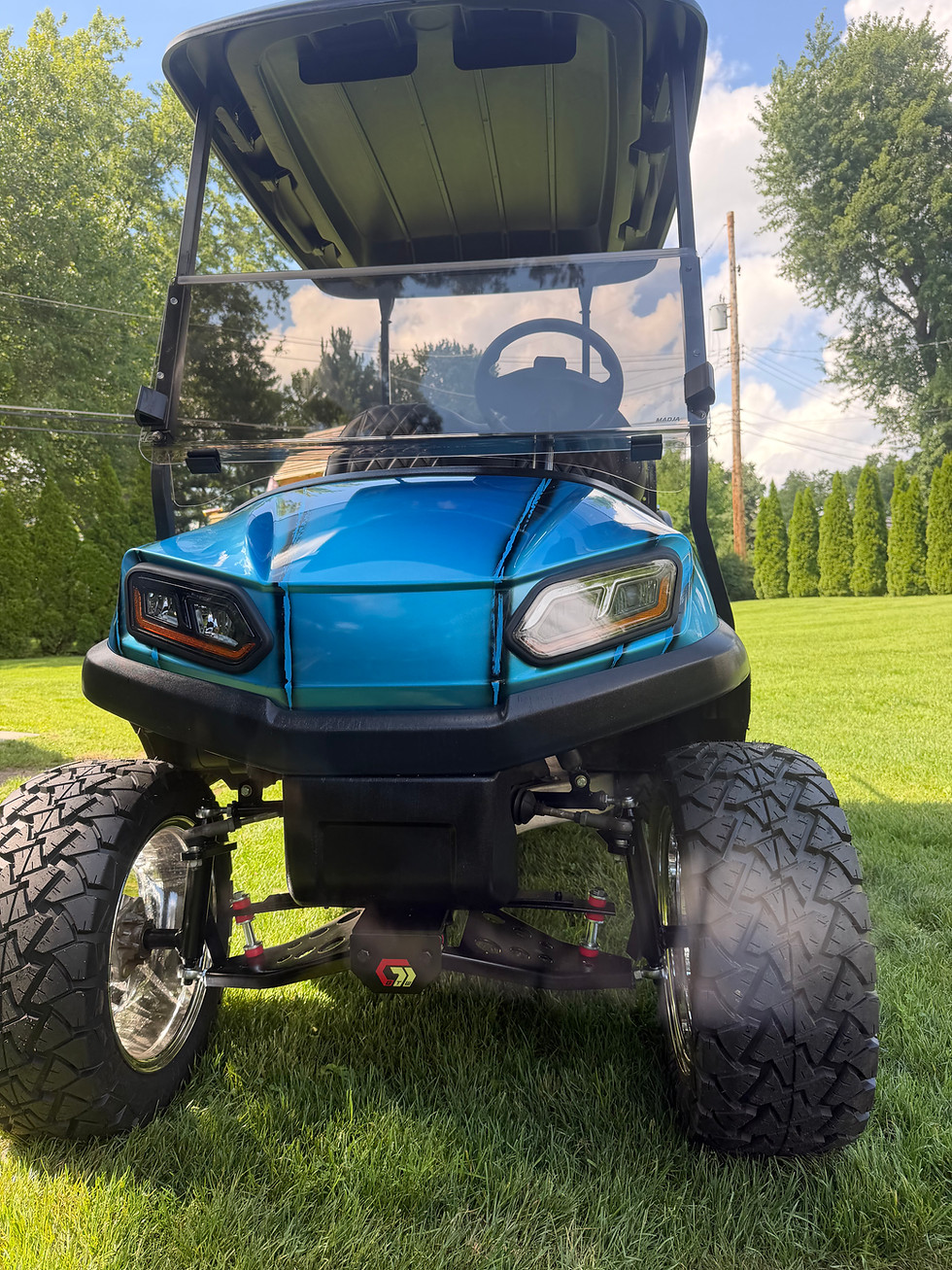Thumbnail: 2022 Custom Lifted Electric Club Car Tempo 