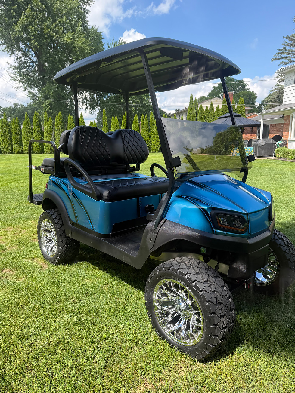 Thumbnail: 2022 Custom Lifted Electric Club Car Tempo 