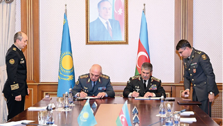 Azerbaycan ve Kazakistan Askeri İşbirliği Anlaşması İmzaladı