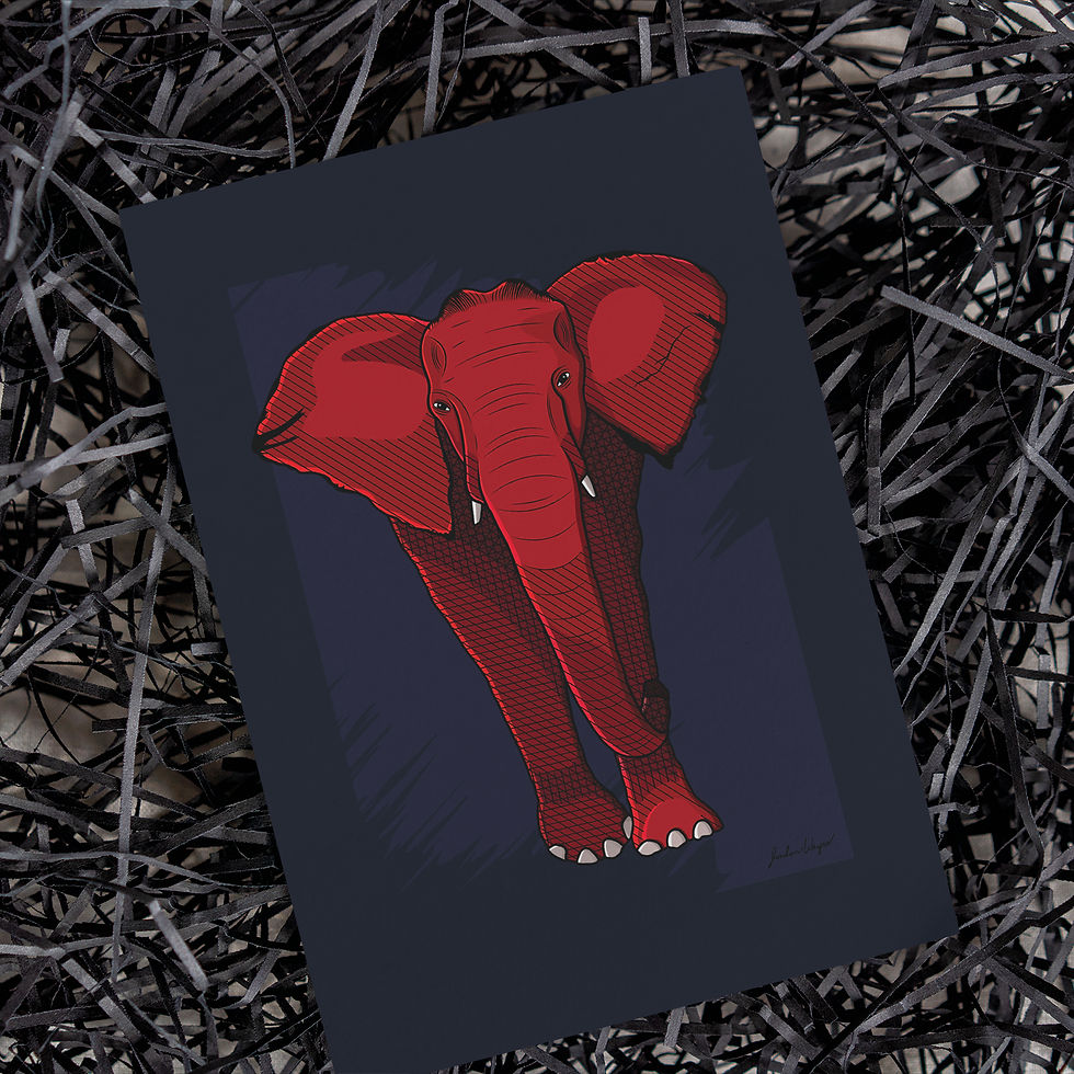 Thumbnail: Colorful Elephants - Art Prints