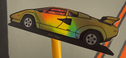 Thumbnail: Lamborghini Countach - Holographic Sticker