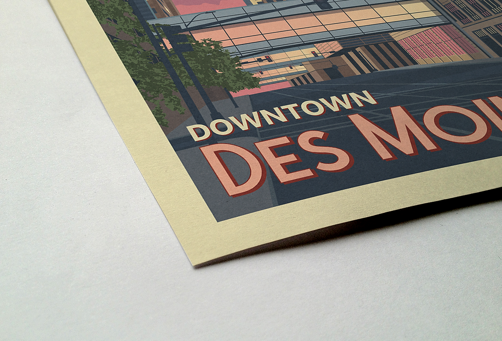 Thumbnail: Downtown Des Moines - Poster Art