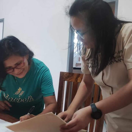 DISTRIBUTION OF PSA COPY OF BIRTH TO PHILSYS BIRTH REGISTRATION ASSISTANCE PROGRAM (PBRAP) TO THE NINE (9) RECEPIENTS FROM BARANGAY PEÑAFRANCIA.