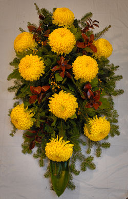 Wiązanka z kwiatów żywych