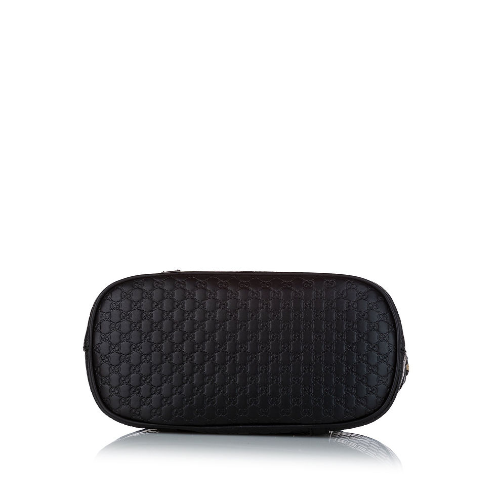 Thumbnail: [GUCCI] Microguccissima Mini Dome Bag Black