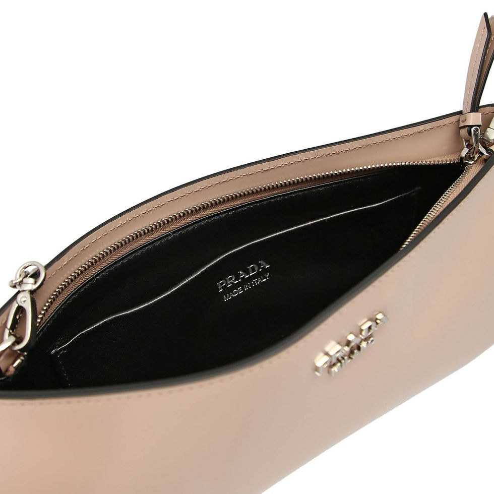 Thumbnail: [PRADA] Brushed Calfskin Sidonie Clutch