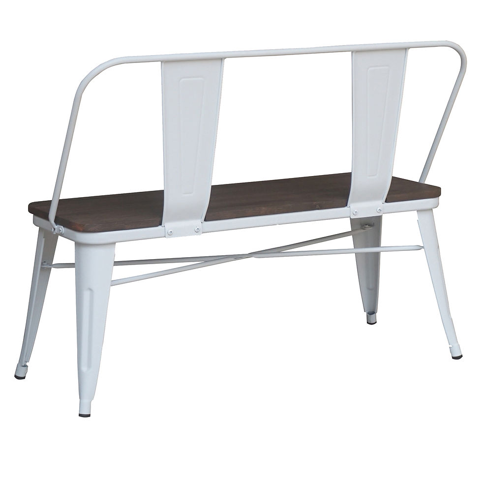 Thumbnail: Modus Bench with Back in White