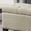 Thumbnail: Harper Rectangular Storage Ottoman Bench in Beige