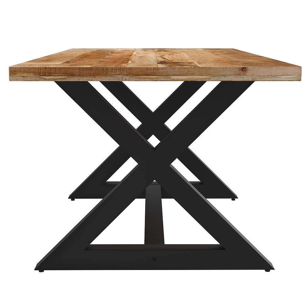 Thumbnail: ZAX-DINING TABLE-NATURAL/BLACK
