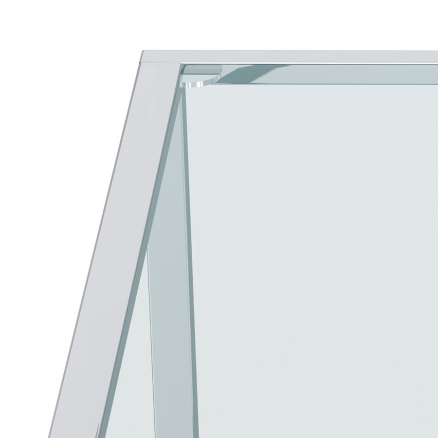 Thumbnail: Casini Large Square Coffee Table in Silver