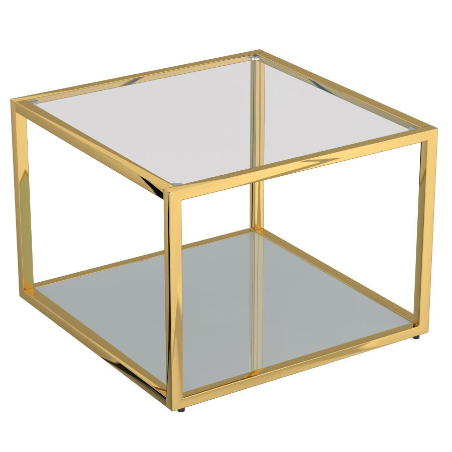Thumbnail: Casini 3pc Small Coffee Table Set in Gold
