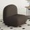 Thumbnail: Zilano Accent Chair in Charcoal Boucle