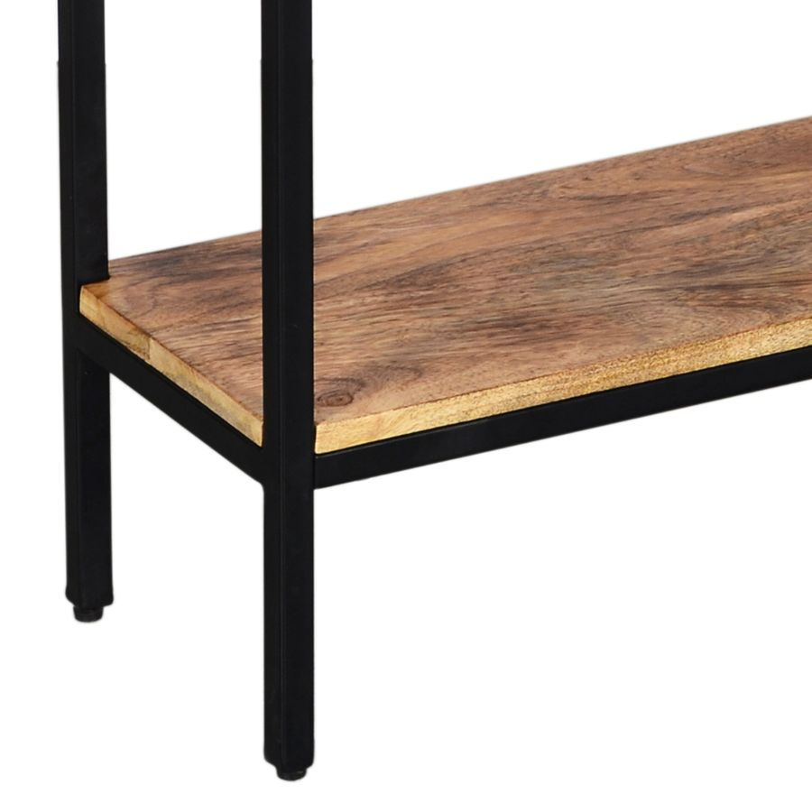 Thumbnail: Ojas Console Table in Natural Burnt and Black