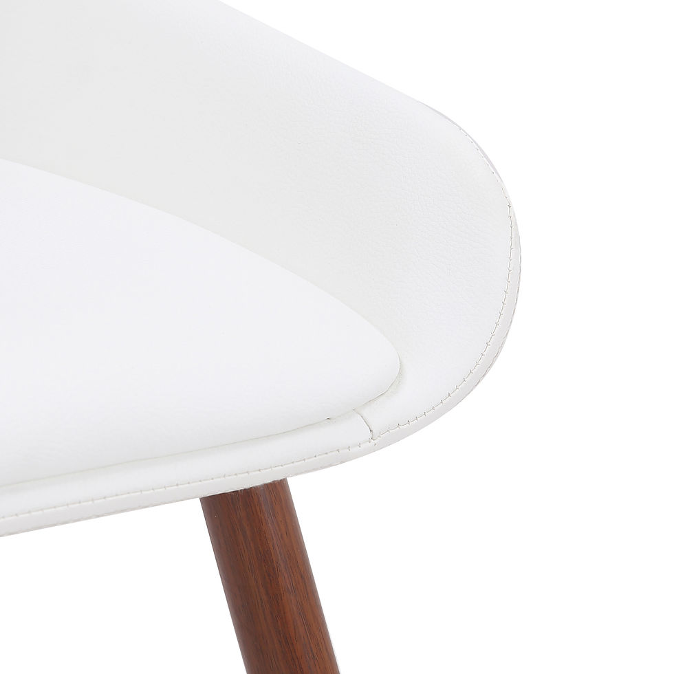 Thumbnail: HUDSON-SIDE CHAIR PU-WHITE