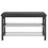 Thumbnail: Foster 2-tier Bench in Black and Chrome