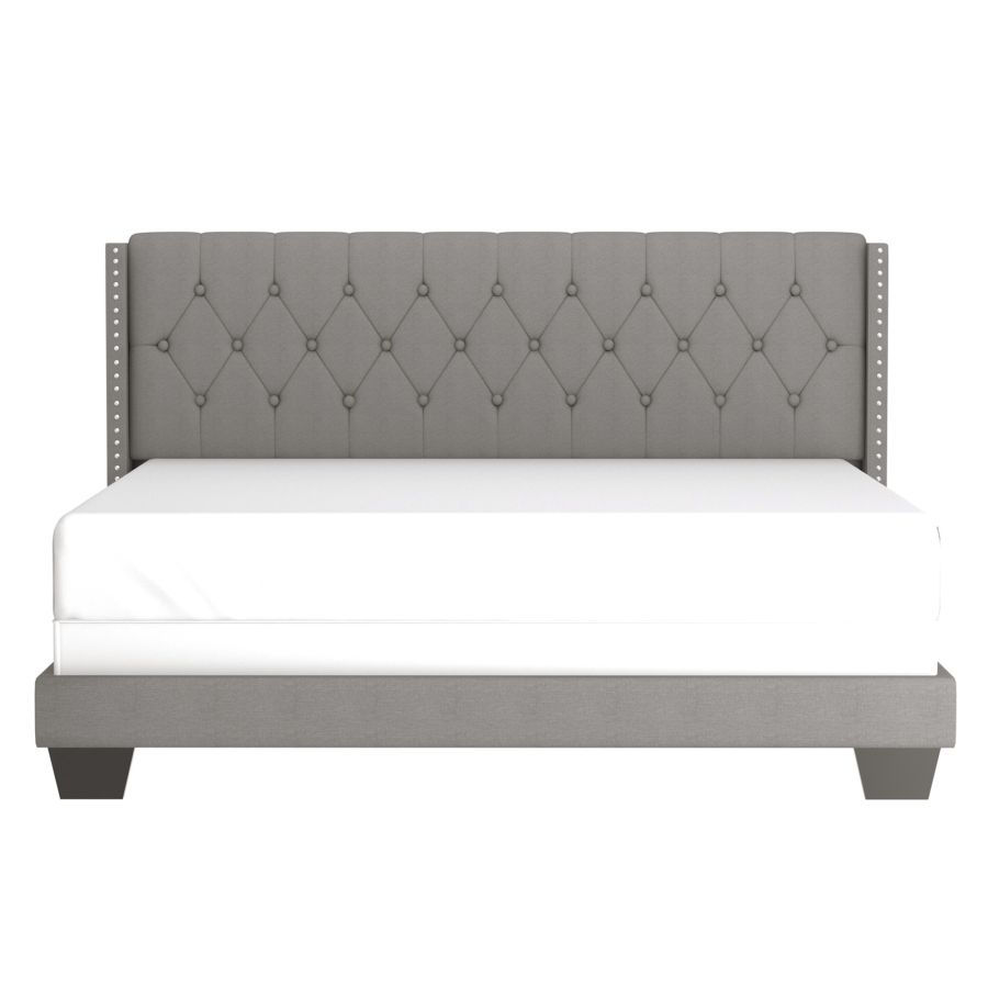 Thumbnail: Gunner 78" King Bed in Light Grey