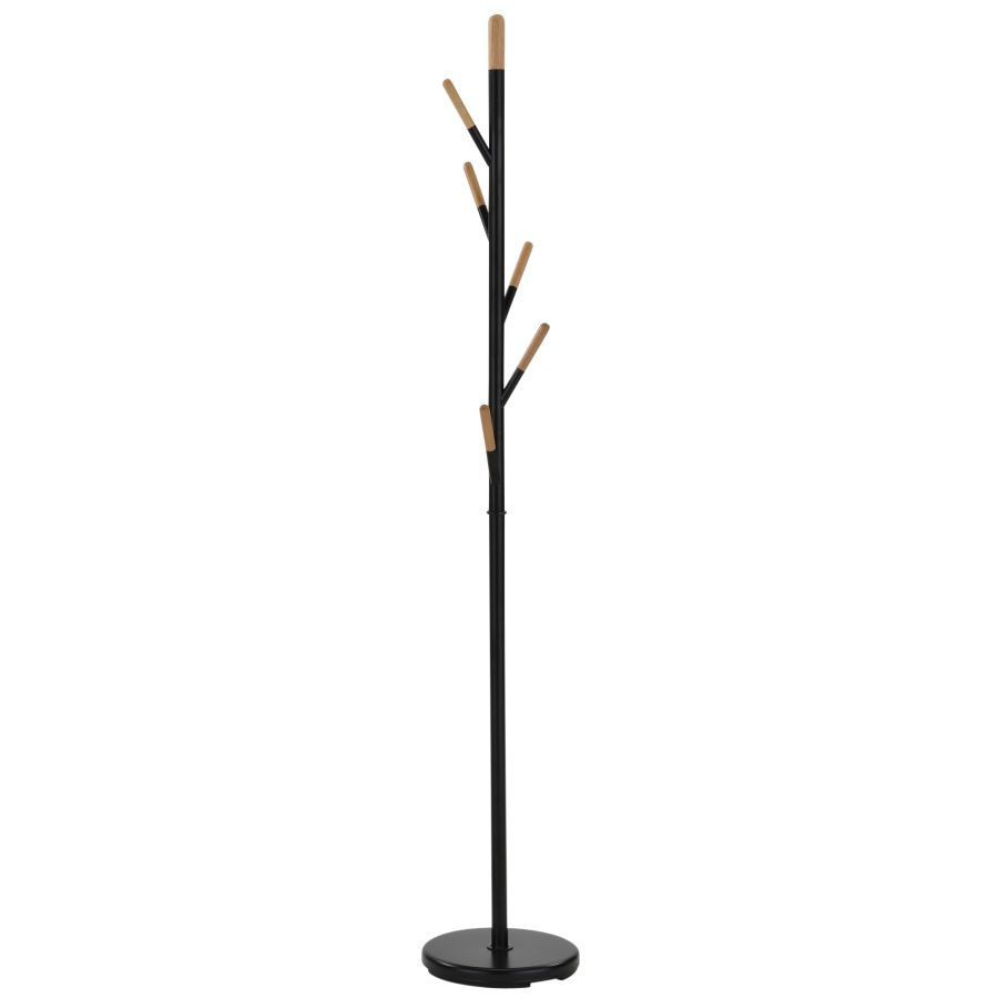 Thumbnail: Tenley Coat Rack in Black and Natural