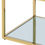 Thumbnail: Casini Large Square Coffee Table in Gold