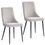 Thumbnail: VENICE-SIDE CHAIR-GREY SET OF 2