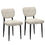Thumbnail: Zeke Dining Chair, set of 2, in Beige and Black