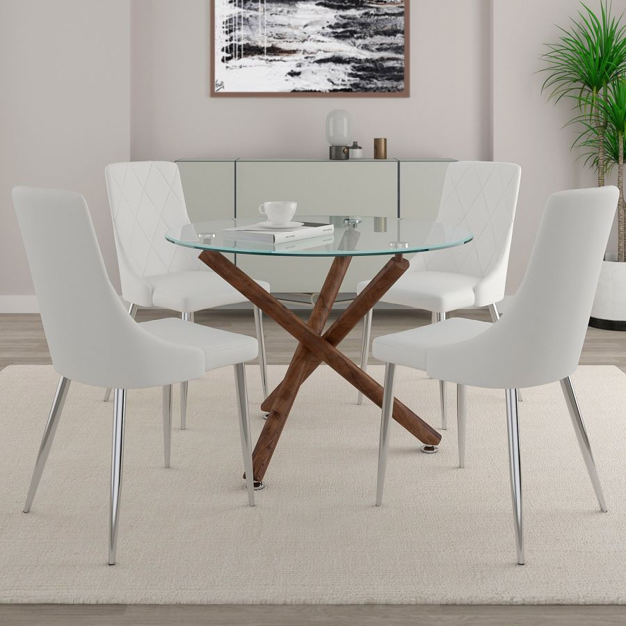 Thumbnail: ROCCA_DEVO WT-5PC DINING SET