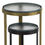 Thumbnail: Ares 2pc Accent Table Set in Black and Antique Gold