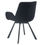 Thumbnail: Signy Swivel Dining Chair, set of 2, in Black