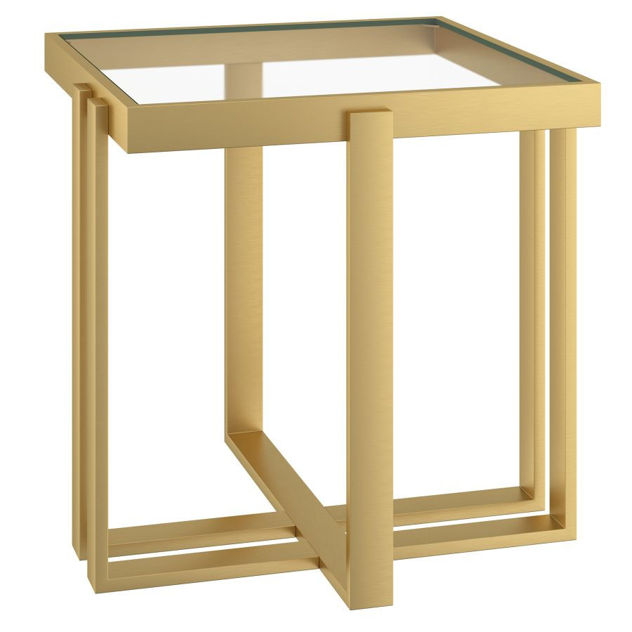Thumbnail: Paxton Accent Table in Brushed Gold