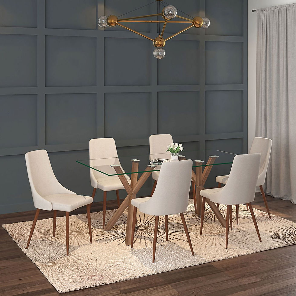 Thumbnail: STARK-DINING TABLE-WALNUT