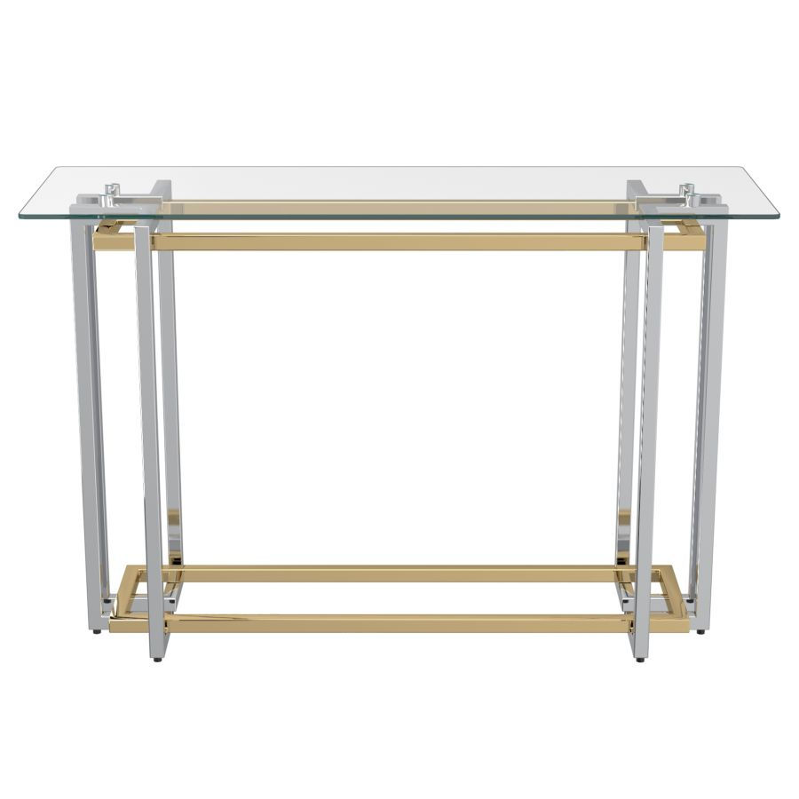 Thumbnail: Florina Console Table in Silver and Gold