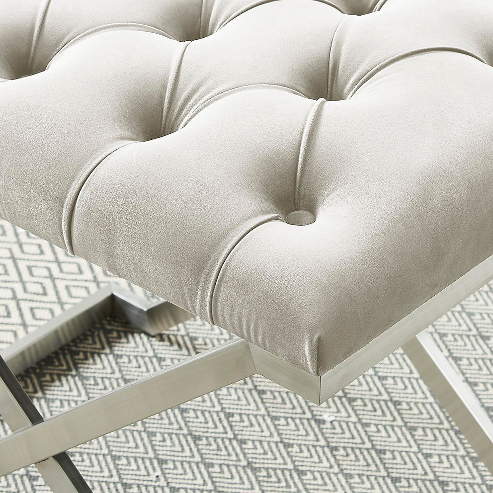Thumbnail: Aldo Bench in Ivory and Silver
