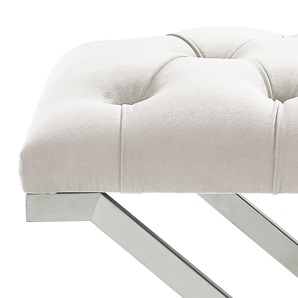 Thumbnail: Aldo Bench in Ivory and Silver