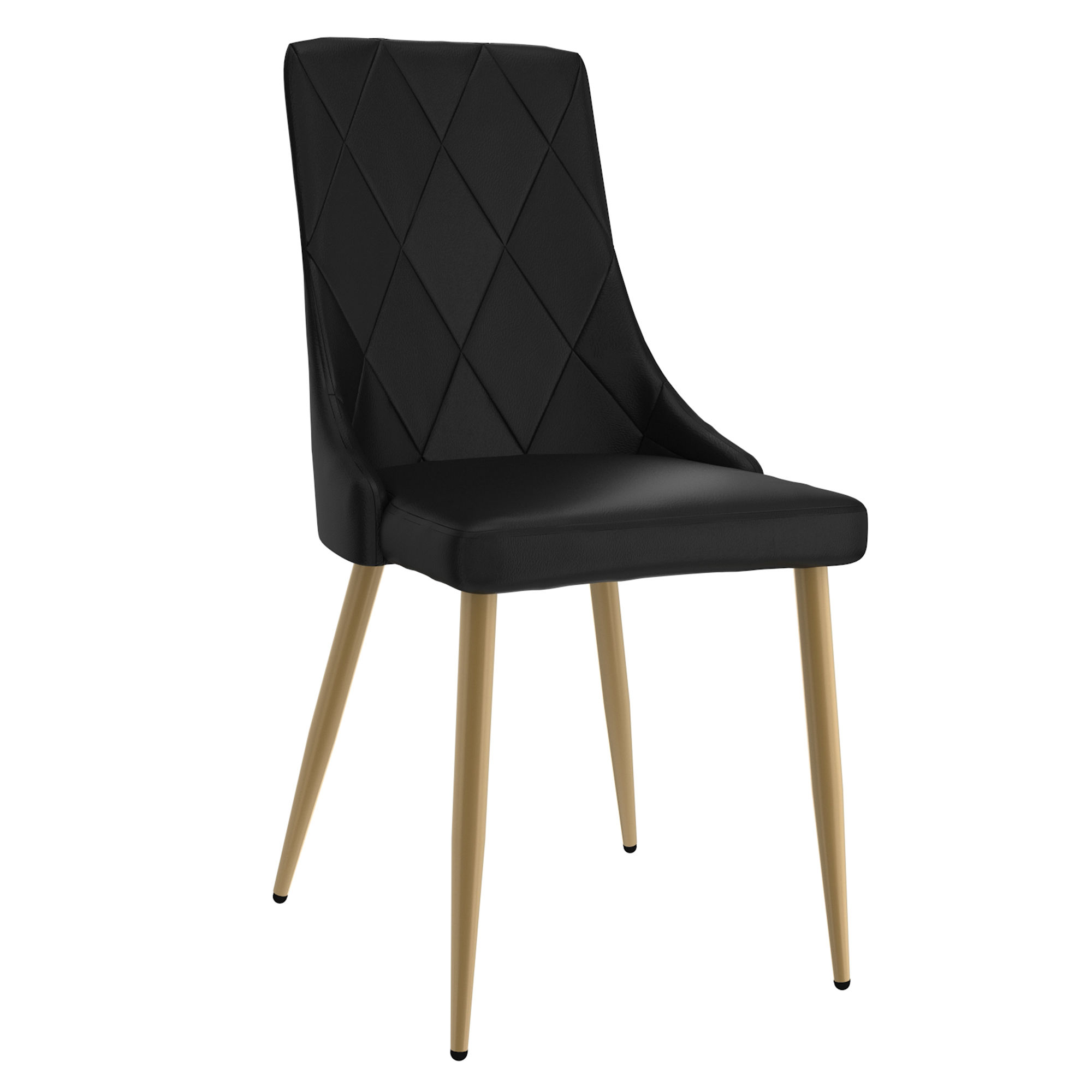 ANTOINE-SIDE CHAIR-BLACK SET OF 2