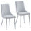 Thumbnail: DEVO-SIDE CHAIR-LIGHT GREY SET OF 2