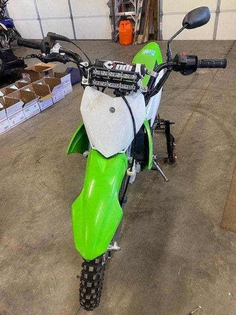 Thumbnail: KLX110 Stage 3 Enduro/Street Kit w/OEM Perch and ASV F4 Shorty Lever
