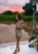 Sunset Jungle Cruise at luxury jungle ecolodge Copal Tree Lodge.webp