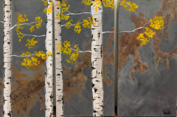 Fall Aspen Tryptic