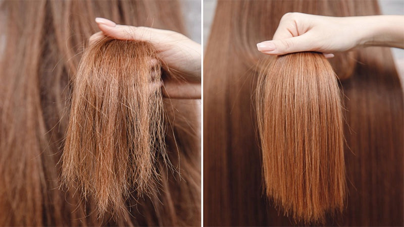 Here is how much hair curl pattern permanently treated with keratin solution