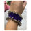Thumbnail: Purple Velvet Ghungroo Bangle Set (14 pieces) Size- 2.8