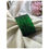 Thumbnail: Green Crystal Glass Bangle Set (12 pieces) Size- 2.8