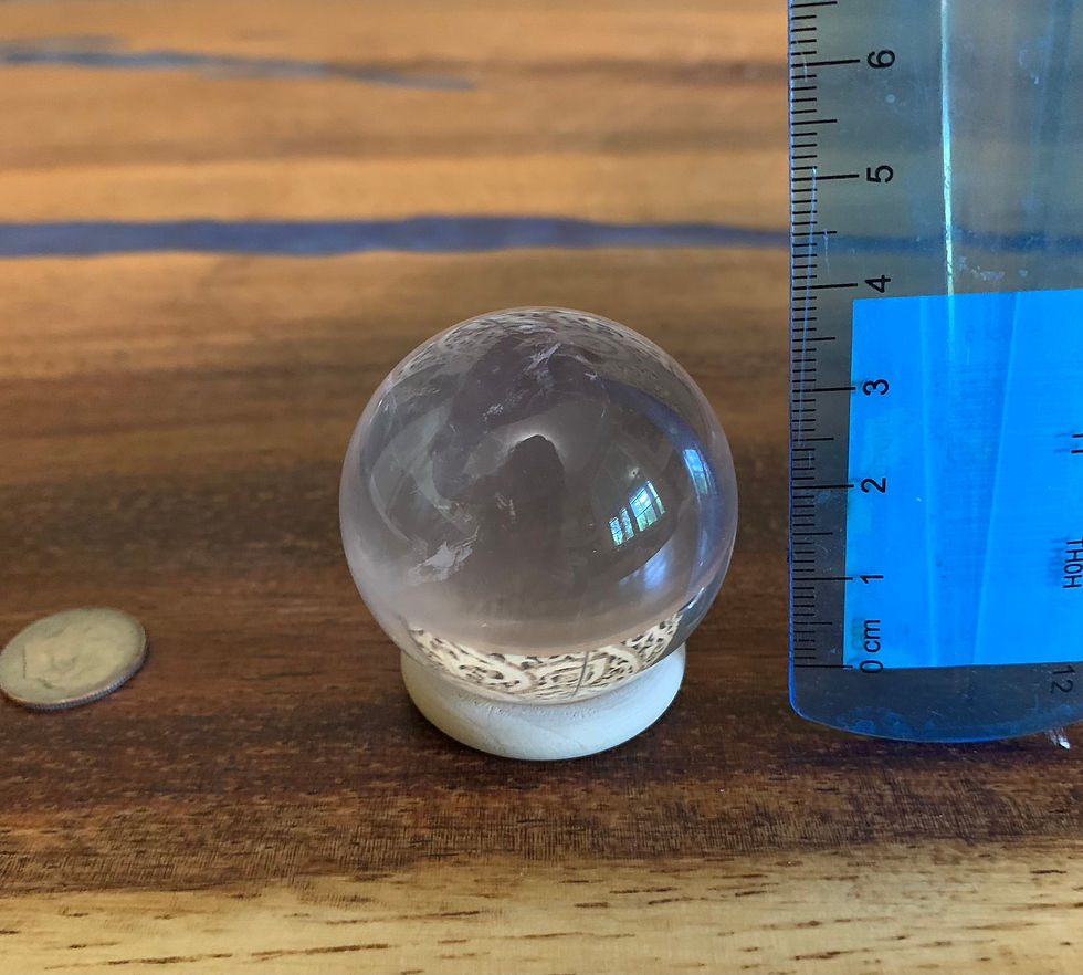Thumbnail: Six Star Rose Quartz Sphere