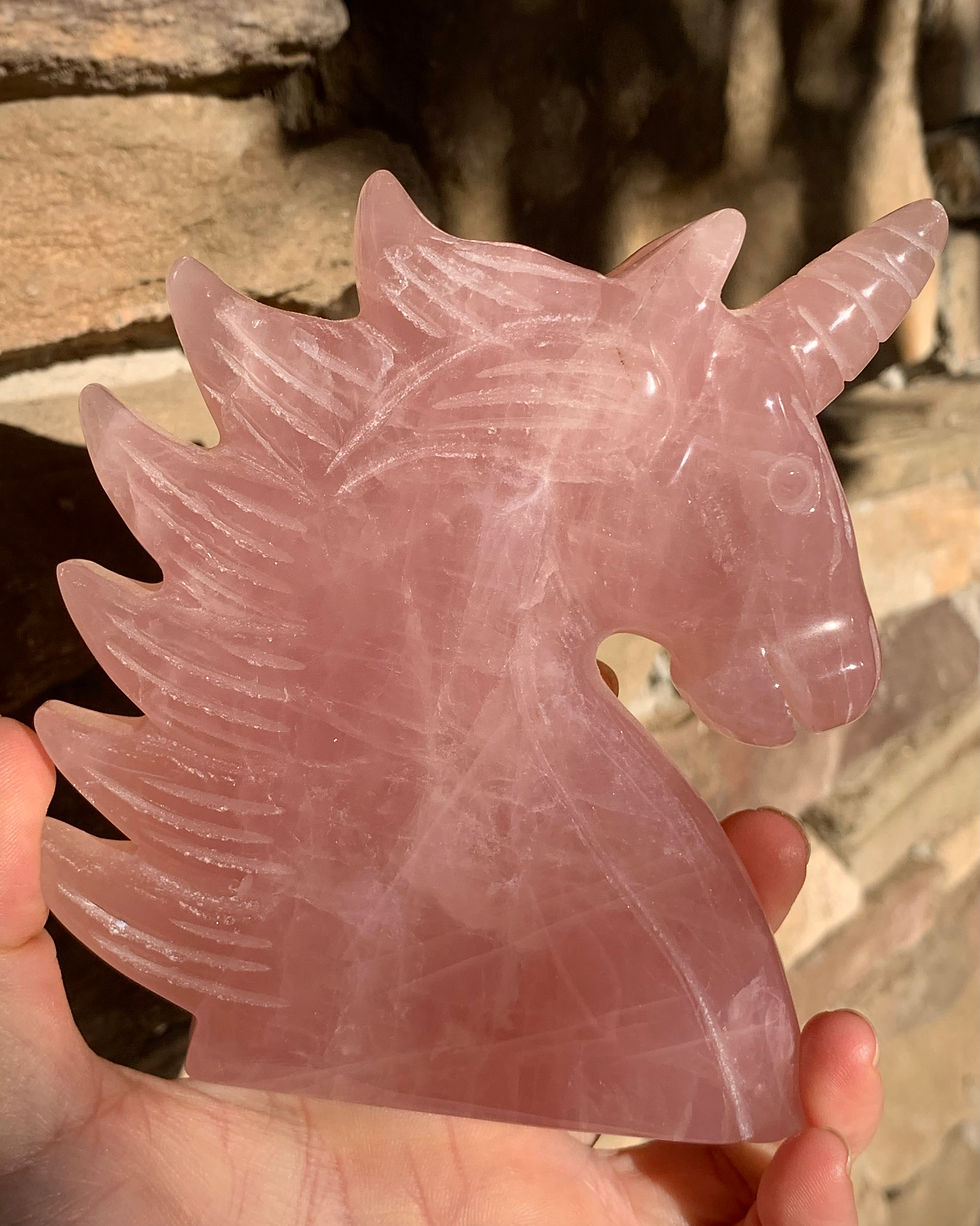 Thumbnail: Rose Quartz Unicorn