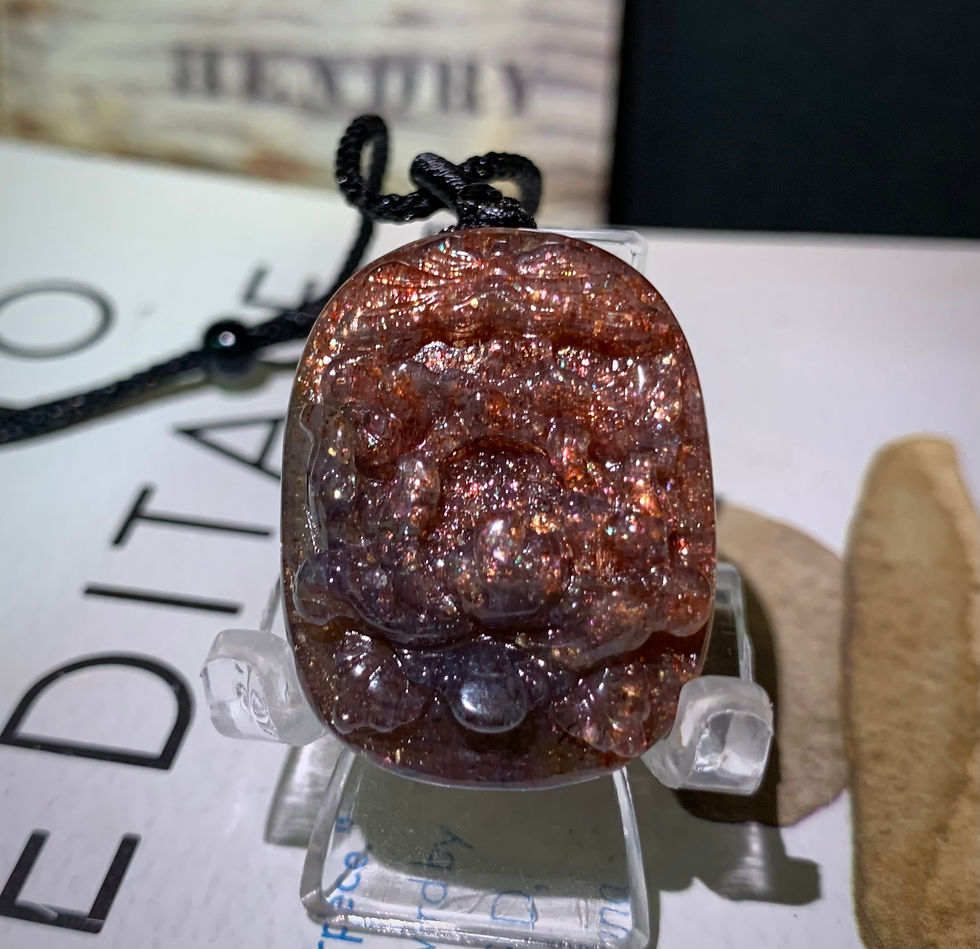 Thumbnail: Bloodshot Iolite Carving/Pendant