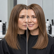 Professional Hair Care and Hydration for Medium-Length Hair