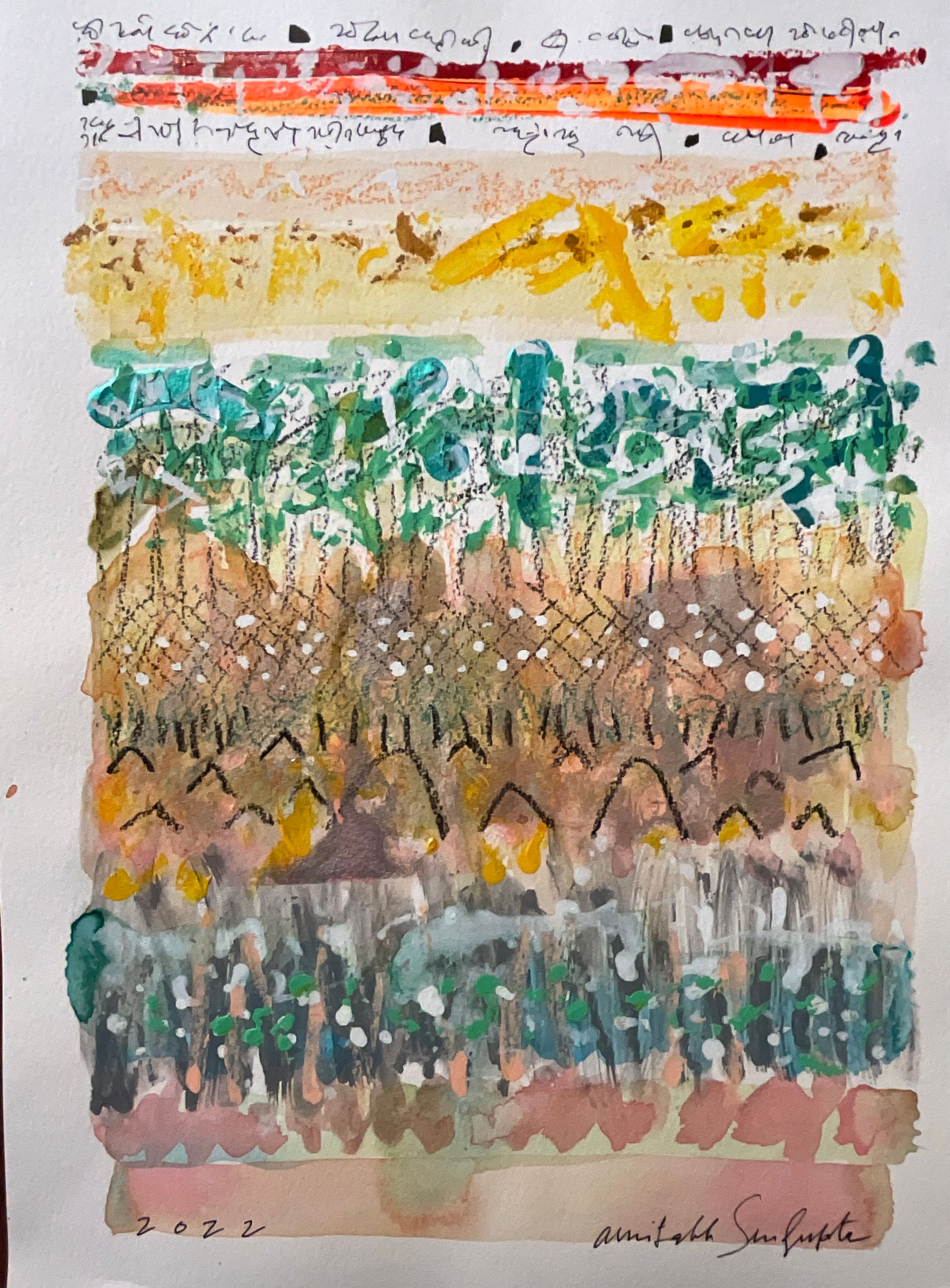 Mixed Media on Paper Amitabh Sengupta