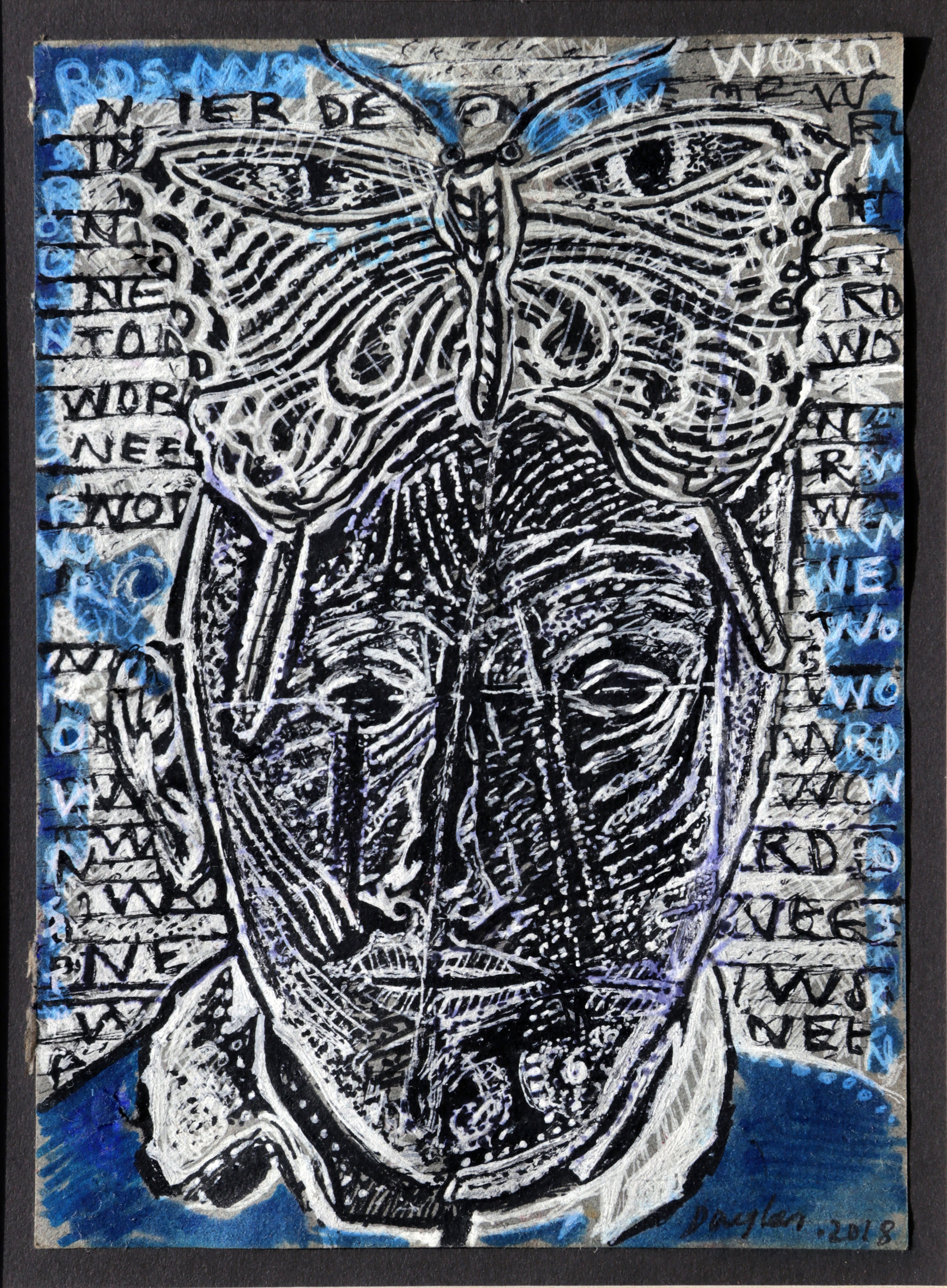 Mixed Media on Paper  C. Douglas