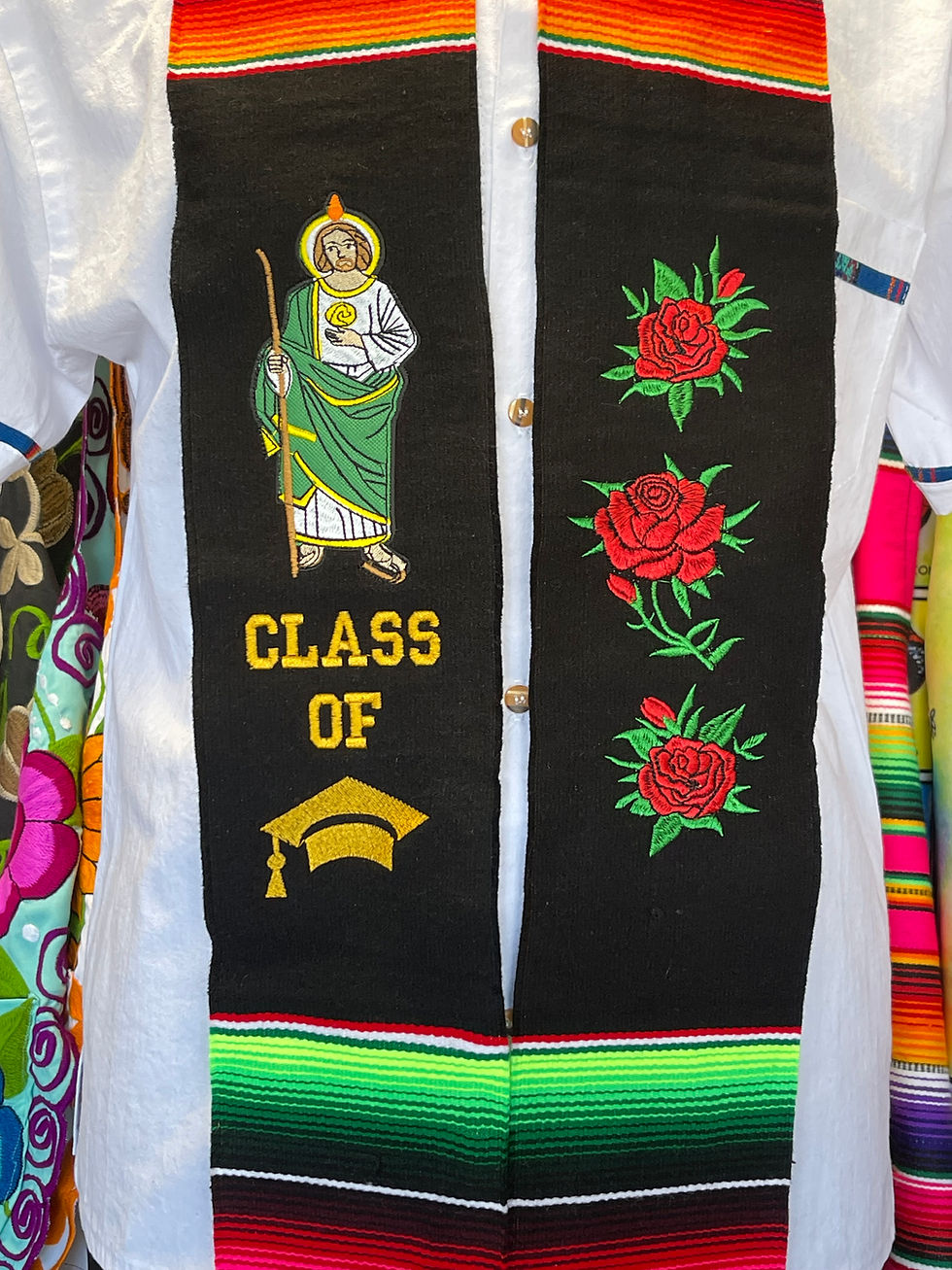 Thumbnail: San Judas Class of. Mexican Graduation Stole.