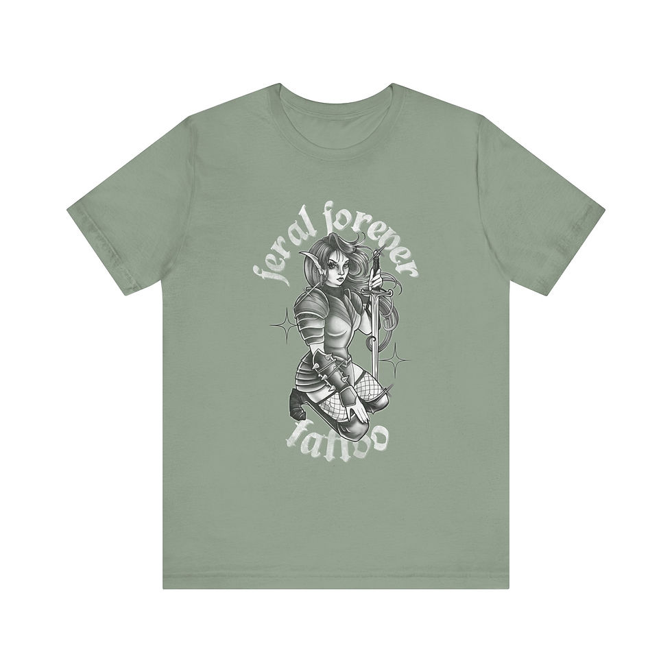 Thumbnail: Feral Forever M'lady - front print only